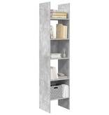 VidaXL Boekenkast 40x35x180 cm bewerkt hout betongrijs