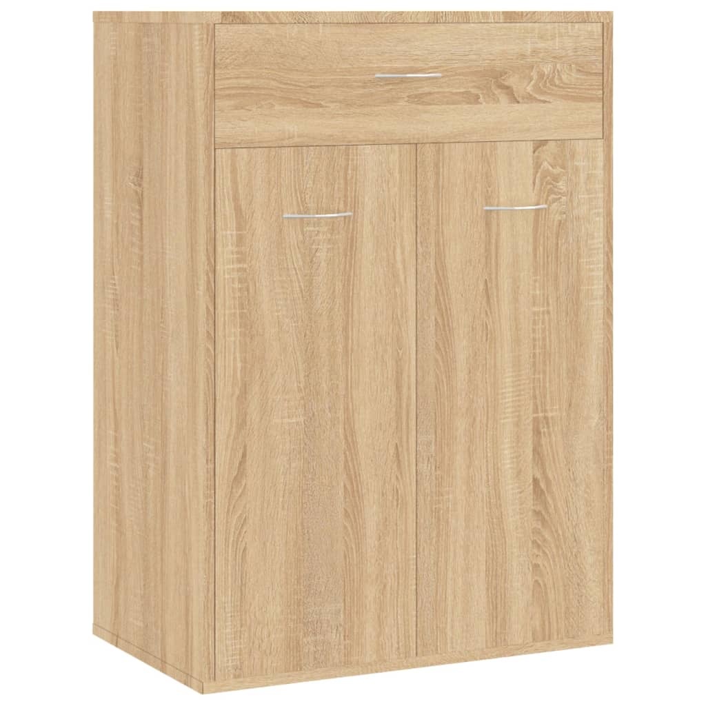 VidaXL Schoenenkast 60x35x84 cm bewerkt hout sonoma eikenkleurig