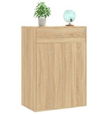 VidaXL Schoenenkast 60x35x84 cm bewerkt hout sonoma eikenkleurig