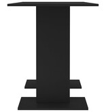 VidaXL Eettafel 110x60x75 cm bewerkt hout zwart