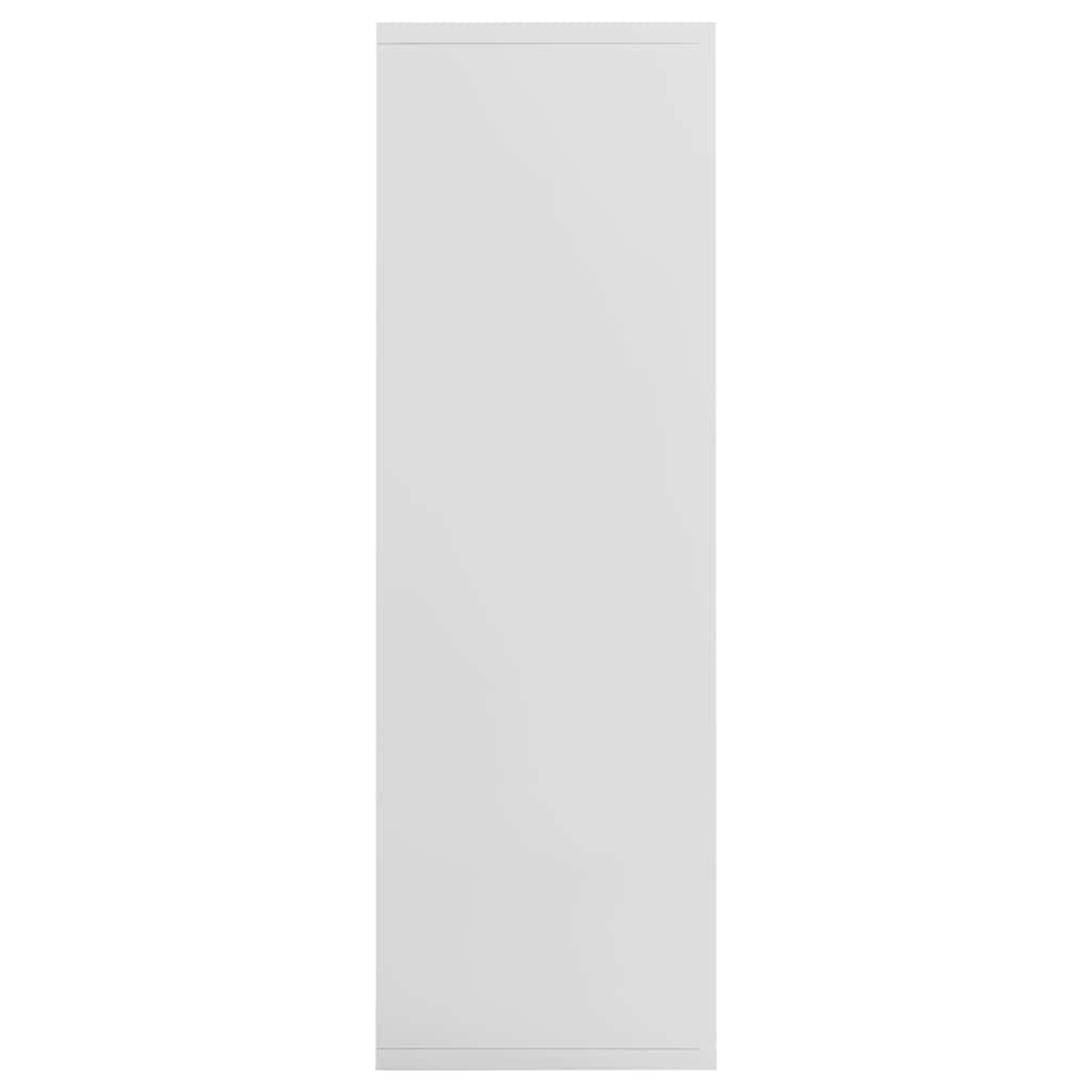 VidaXL Boekenkast/dressoir 50x25x80 cm bewerkt hout hoogglans wit