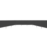 VidaXL Windscherm 9-panelen 1200x160 cm stof antraciet