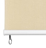 VidaXL Rolgordijn voor buiten 300x230 cm crème