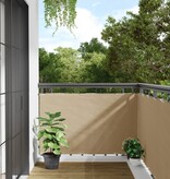 VidaXL Balkonscherm Oxford textiel 90x600 cm beige