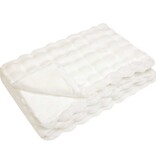 VidaXL Neppels Konijnenbont Deken Wit 220 x 240 cm Polyester