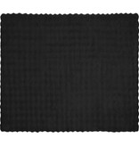 VidaXL Neppels Konijnenbont Deken Zwart 220 x 240 cm Polyester