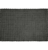 VidaXL Neppels Konijnenbont Deken Donkergrijs 150 x 220 cm Polyester