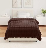 VidaXL Neppels Konijnenbont Deken Kameel 220 x 240 cm Polyester