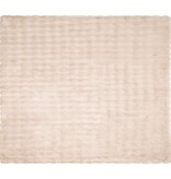 VidaXL Neppels Konijnenbont Deken Beige 130 x 150 cm Polyester