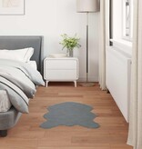 VidaXL Nep Konijnenbont Tapijt Olite Antraciet 60 x 90 cm Polyester