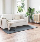 VidaXL Nep Konijnenbont Tapijt Olite Antraciet 100 x 200 cm Polyester