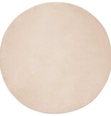 VidaXL Nep Konijnenbont Tapijt Olite Taupe Ø 80 cm Polyester