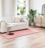 VidaXL Nep Konijnenbont Tapijt Olite Roze 100 x 200 cm Polyester