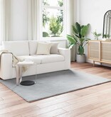 VidaXL Nep Konijnenbont Tapijt Olite Grijs 160 x 230 cm Polyester