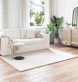 VidaXL Nep Konijnenbont Tapijt Olite Crème 160 x 230 cm Polyester