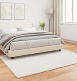 VidaXL Nep Konijnenbont Tapijt Olite Crème 160 x 230 cm Polyester