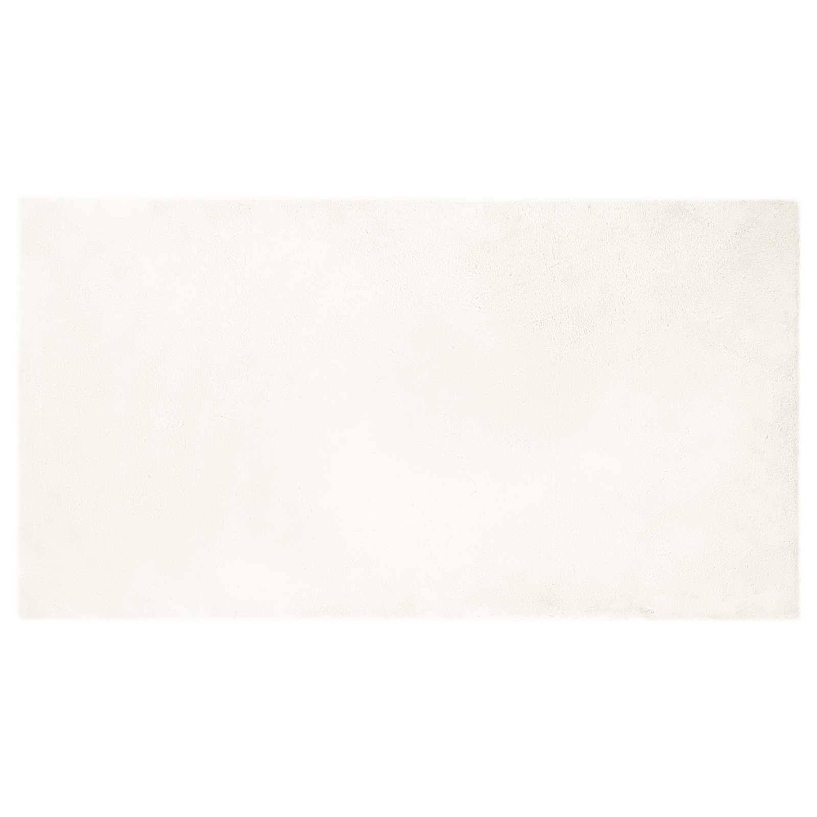 VidaXL Nep Konijnenbont Tapijt Olite Crème 60 x 110 cm Polyester