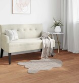 VidaXL Nep Konijnenbont Tapijt Olite Beige 60 x 90 cm Polyester