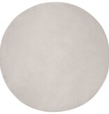 VidaXL Nep Konijnenbont Tapijt Olite Beige Ø 80 cm Polyester