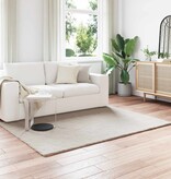 VidaXL Nep Konijnenbont Tapijt Olite Beige 160 x 230 cm Polyester