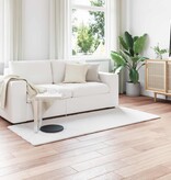 VidaXL Nep Konijnenbont Tapijt Olite Wit 100 x 200 cm Polyester