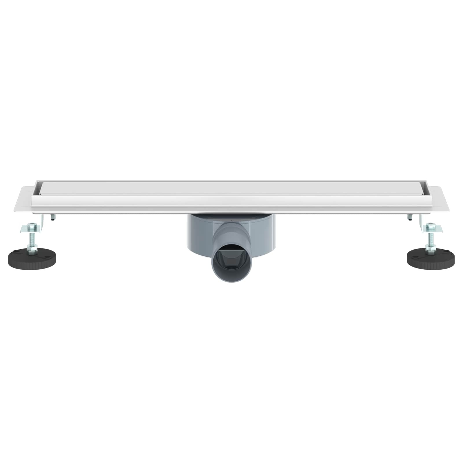 VidaXL Doucheafvoer 2-in-1 met 360° Sifon Zilver 50 cm