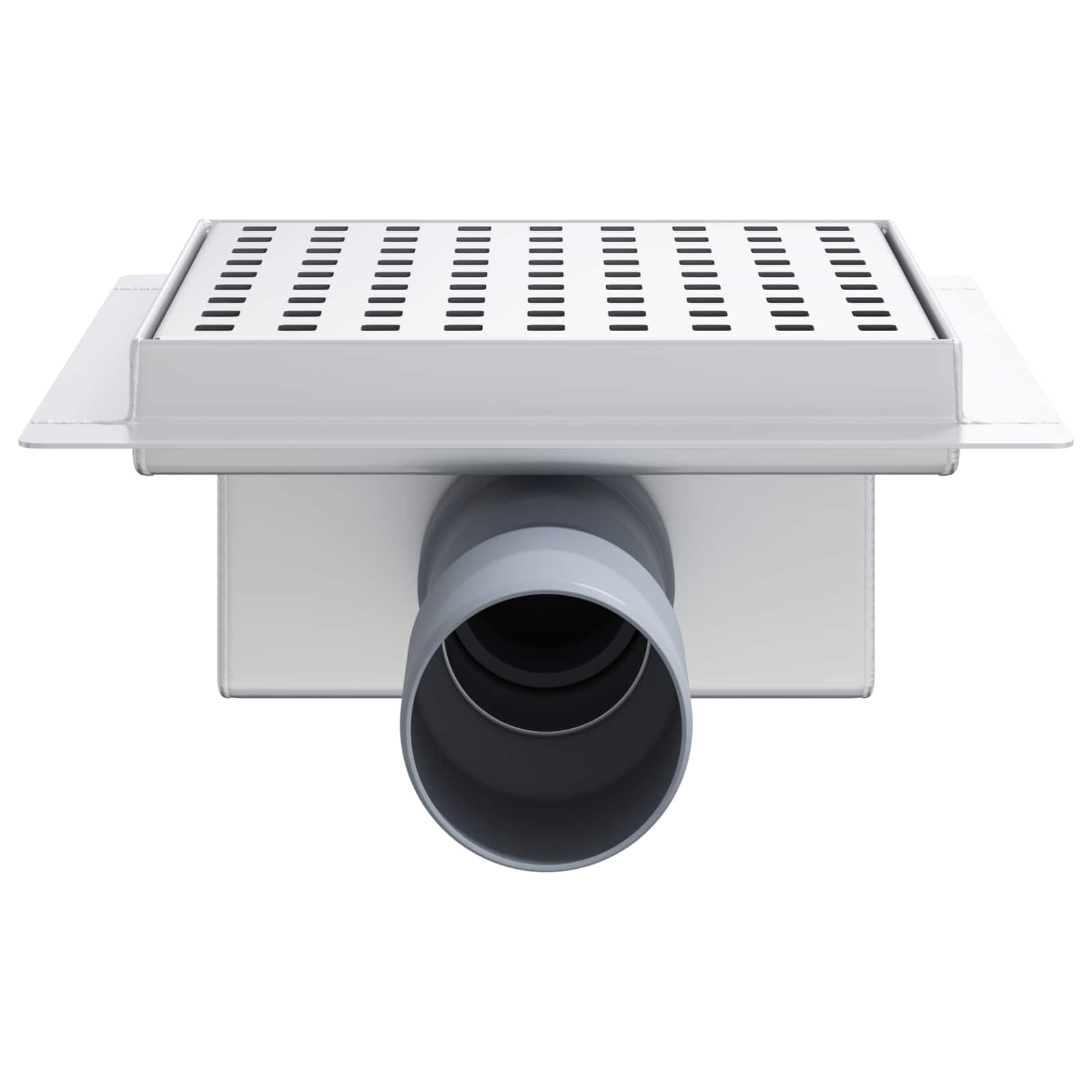 VidaXL 2 in 1 doucheafvoer Zilver 15 x 15 cm Roestvrij staal 304