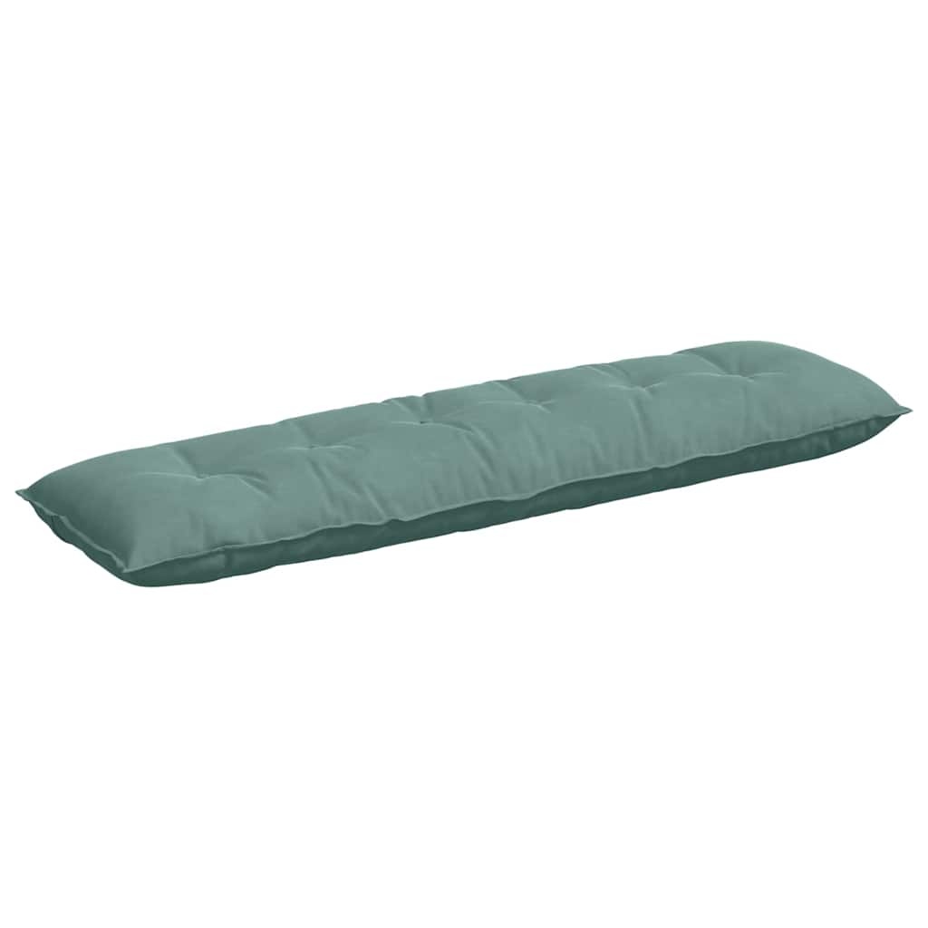 VidaXL Rugkussen Zeegroen 180 x 50 cm Cordstof