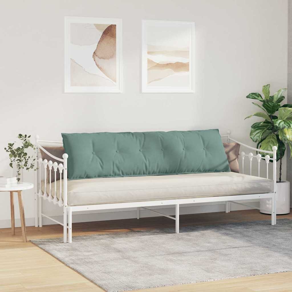 VidaXL Rugkussen Zeegroen 180 x 50 cm Cordstof