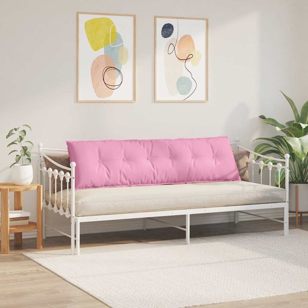 VidaXL Rugkussen Roze 180 x 19 x 50 cm Stof