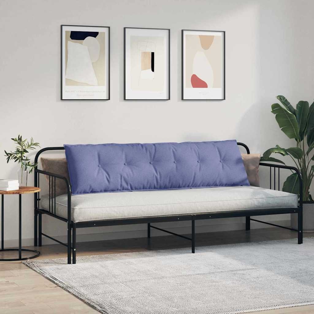 VidaXL Rugkussen Jeans Blauw 180 x 19 x 50 cm Stof