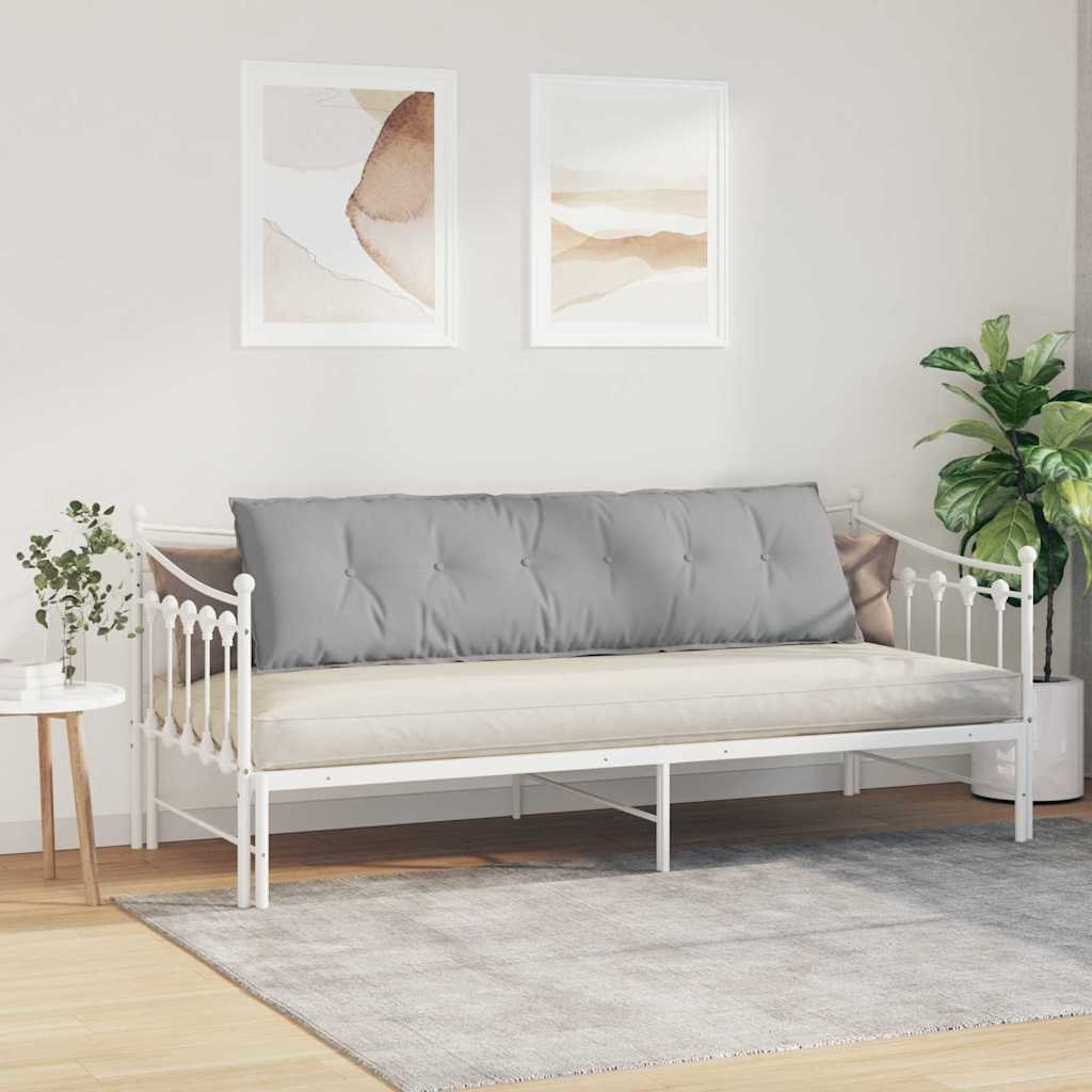 VidaXL Rugkussen Wolkengrijs 180 x 19 x 50 cm Stof