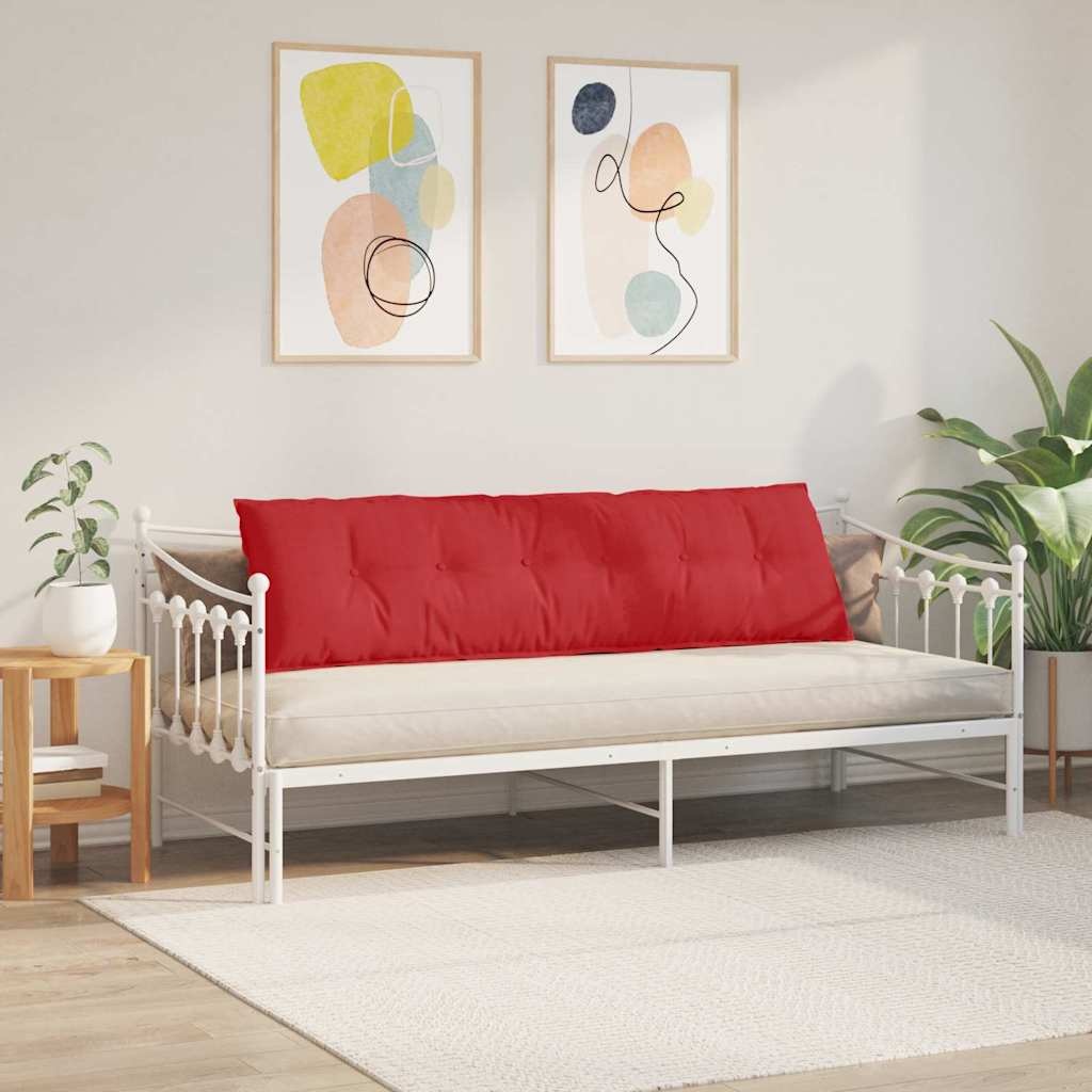 VidaXL Rugkussen Rood 180 x 19 x 50 cm Stof