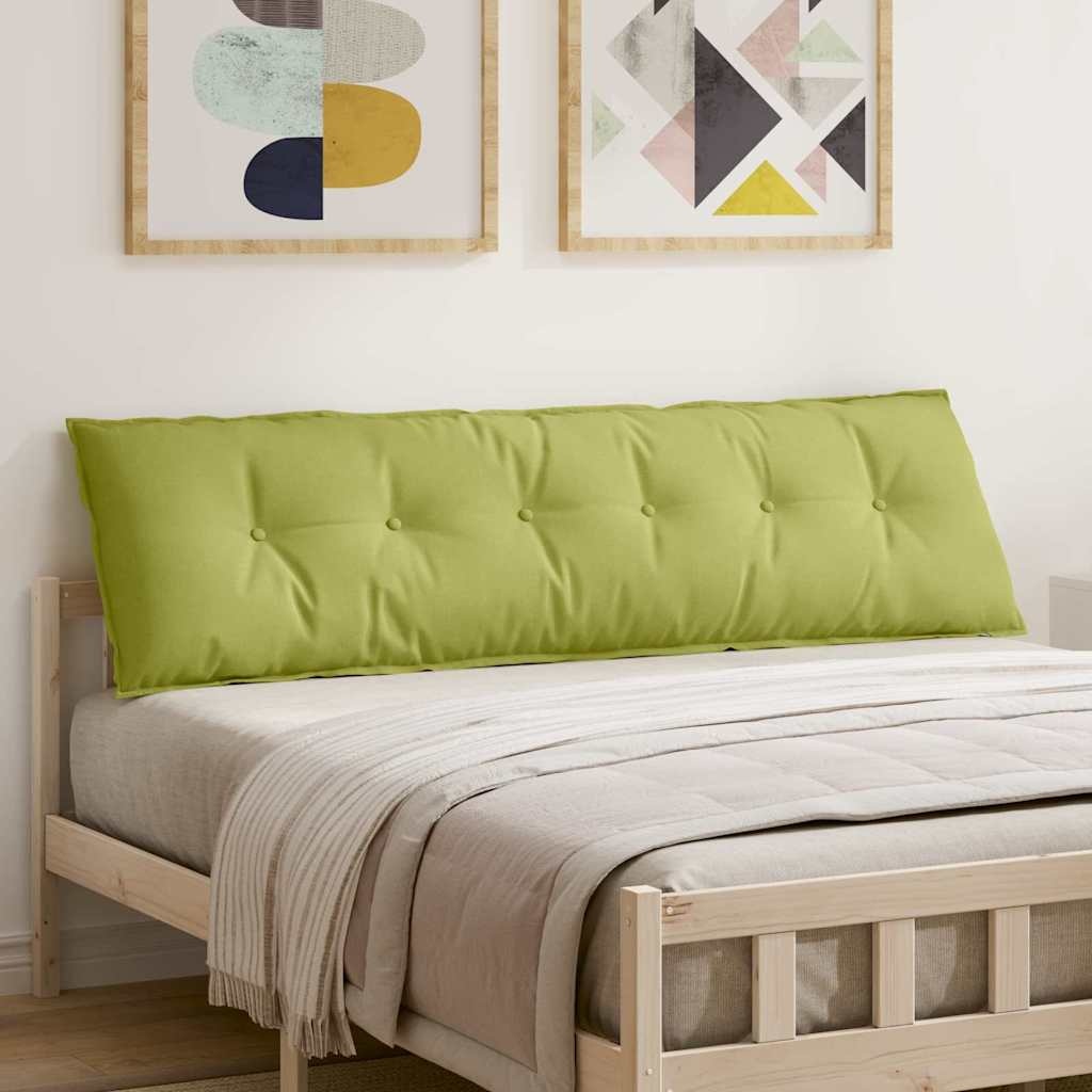 VidaXL Rugkussen Lichtgroen 180 x 19 x 50 cm Stof