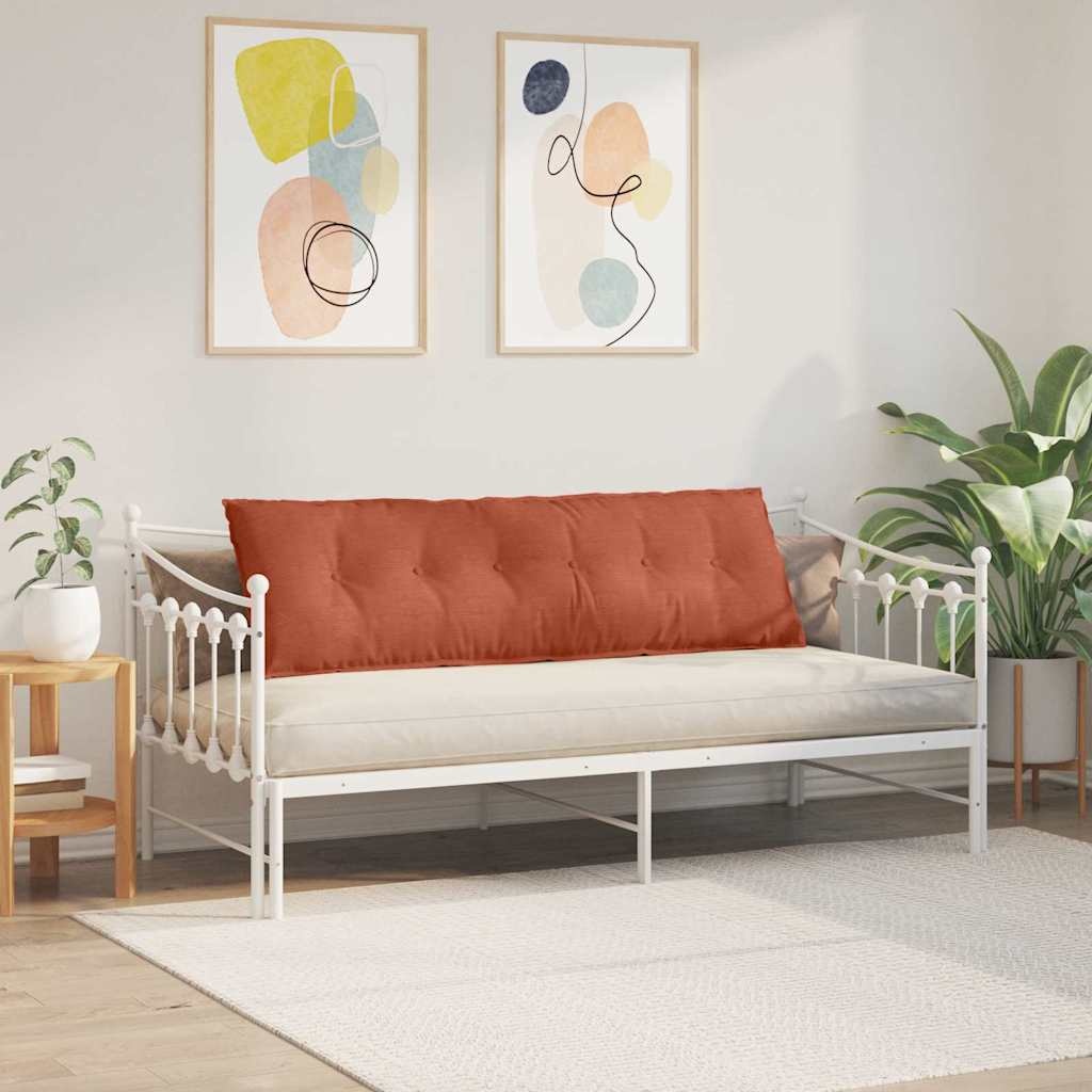 VidaXL Rugkussen Rood-oranje 160 x 50 cm Cordstof