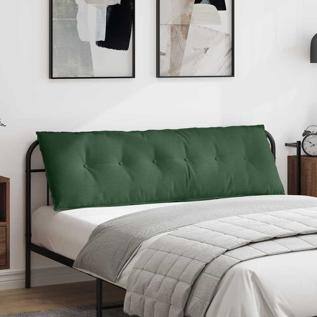 VidaXL Rugkussen Jungle Groen 160 x 50 cm Cordstof