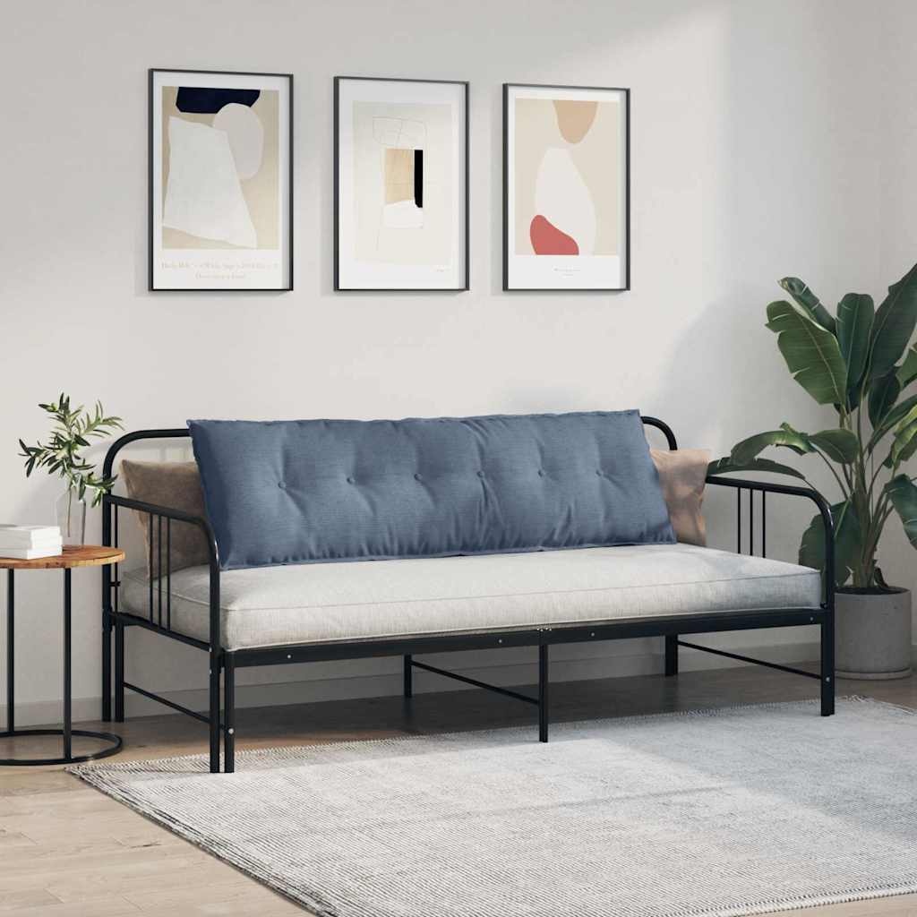 VidaXL Rugkussen Blauw 160 x 50 cm Cordstof