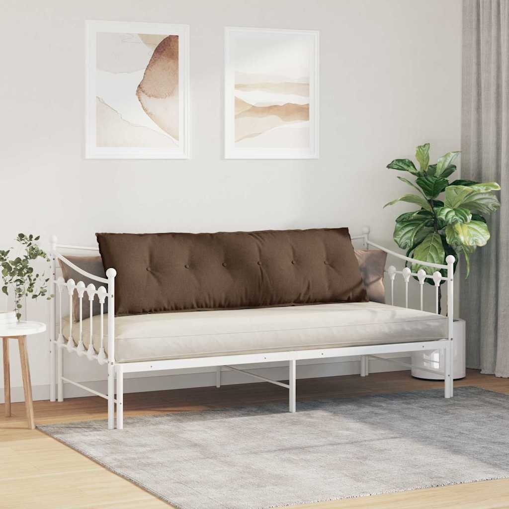 VidaXL Rugkussen Bruin 160 x 19 x 50 cm Stof