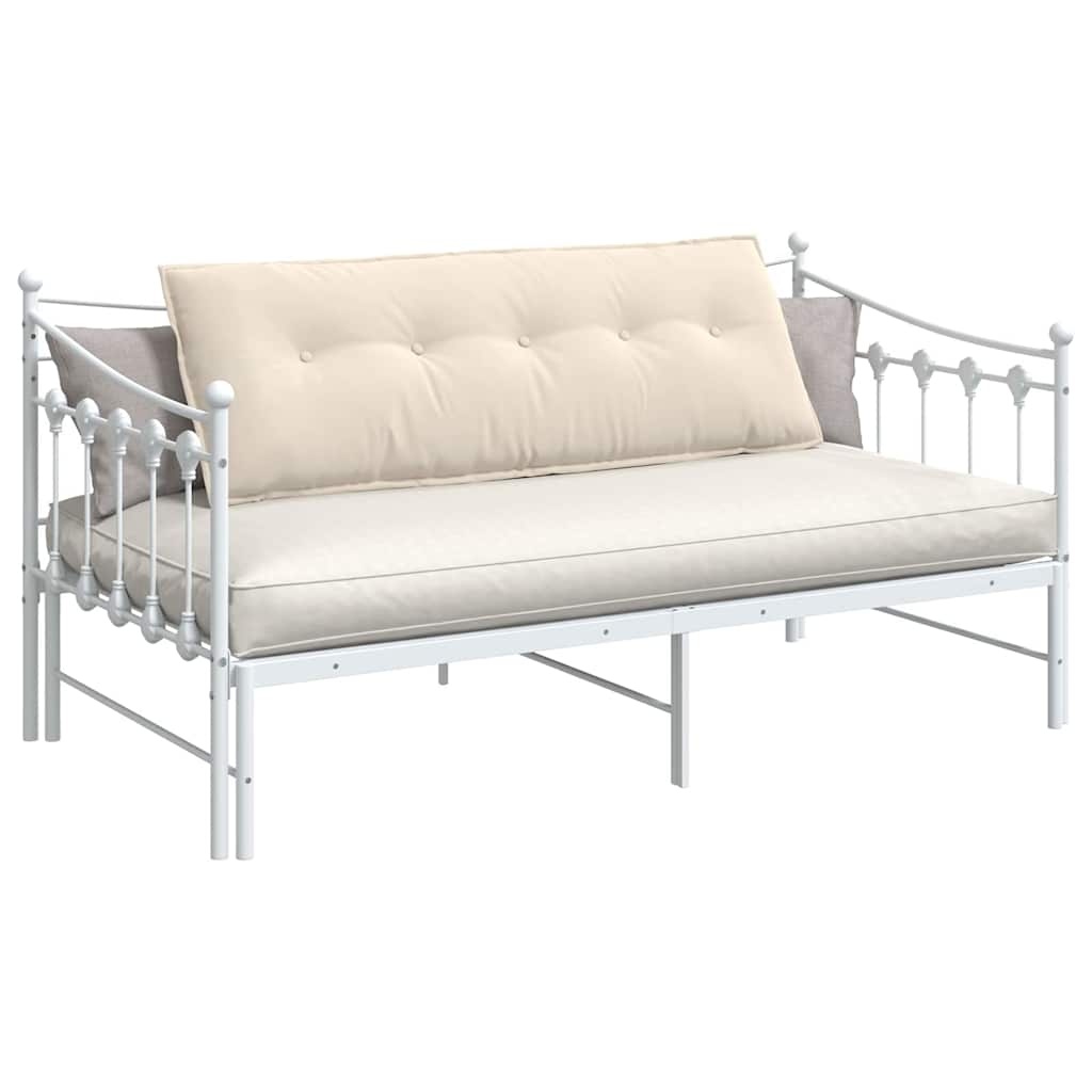 VidaXL Rugkussen Beige 140 x 50 cm Microvezel Stof