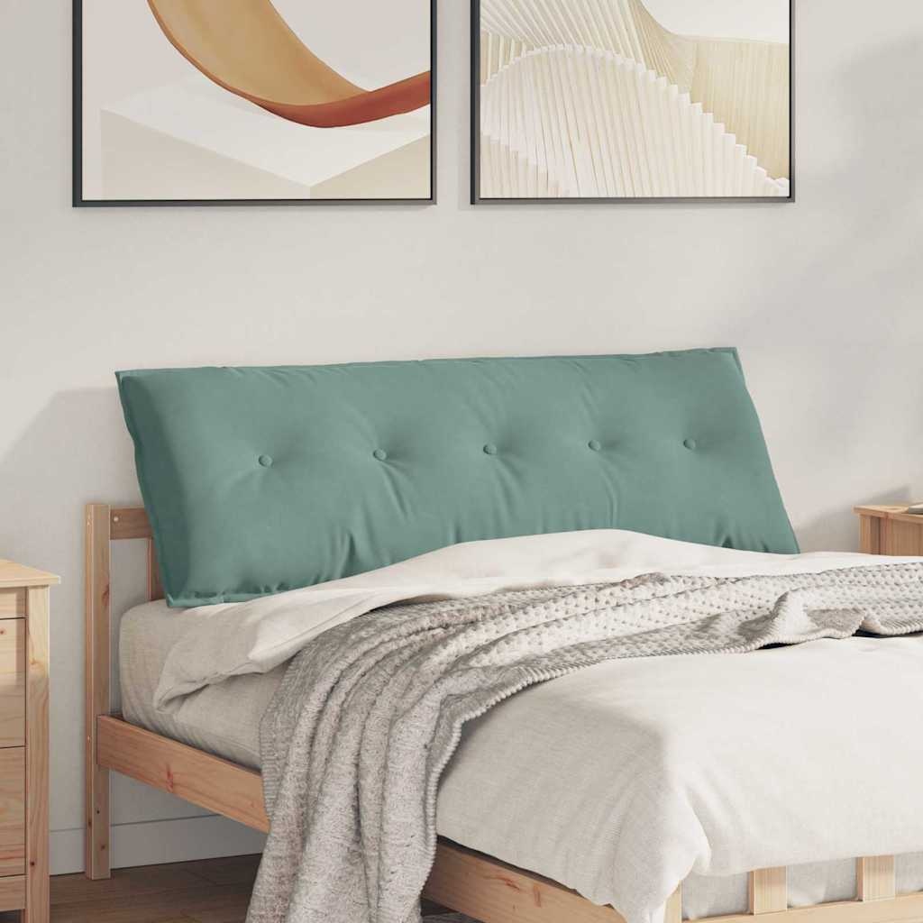 VidaXL Rugkussen Zeegroen 140 x 50 cm Cordstof