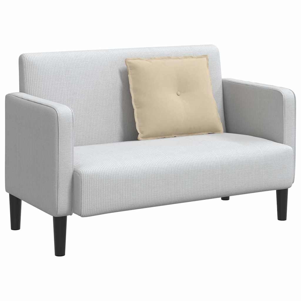 VidaXL Rugkussen Crème 60 x 50 cm Microvezel Stof