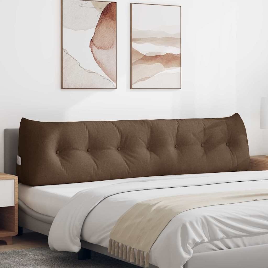 VidaXL Rugkussen Bruin 200 x 24 x 50 cm Stof