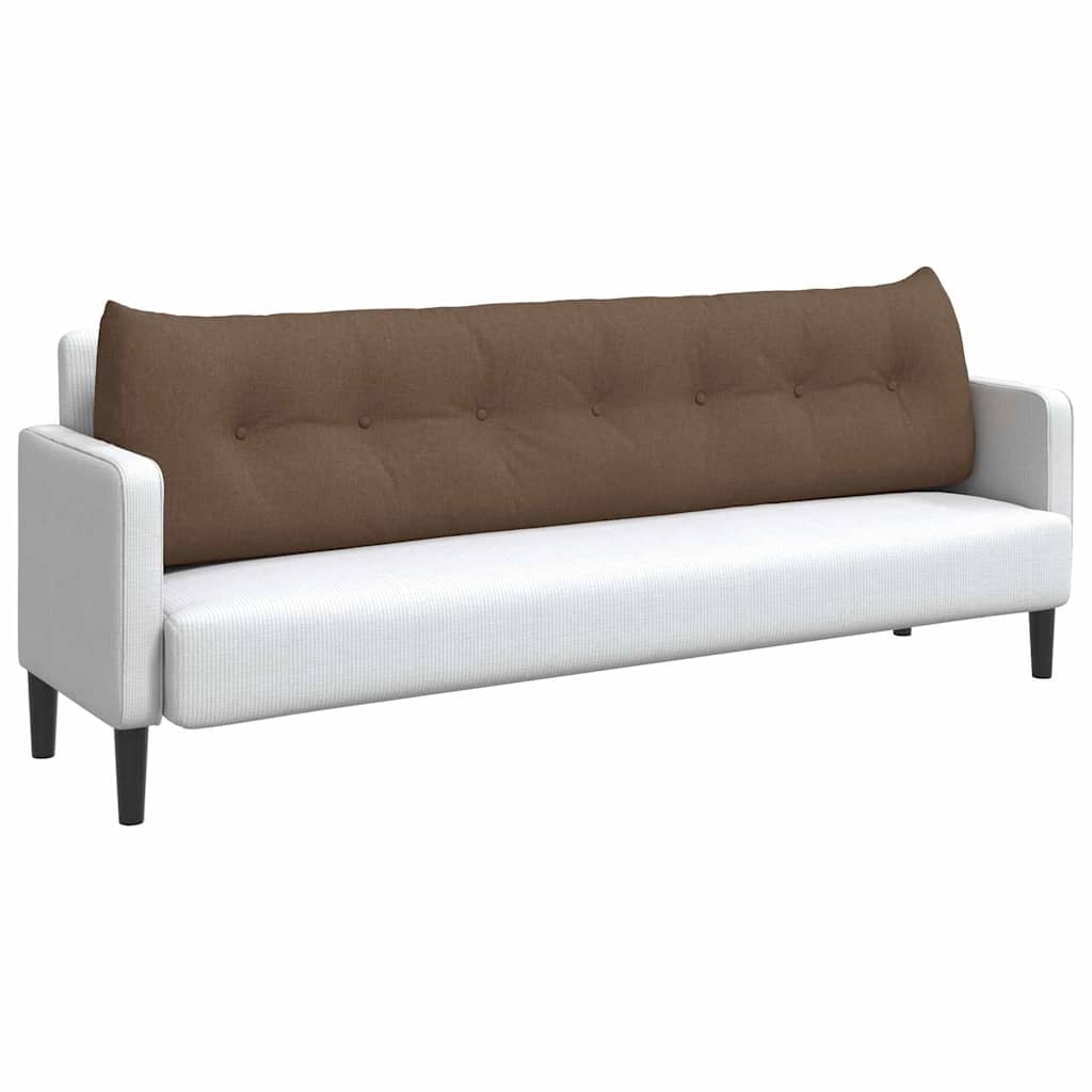 VidaXL Rugkussen Bruin 200 x 24 x 50 cm Stof