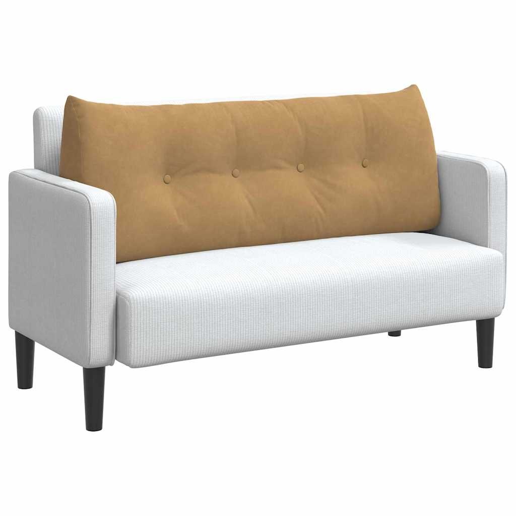 VidaXL Rugkussen Bruin 120 x 24 x 50 cm Fluweel