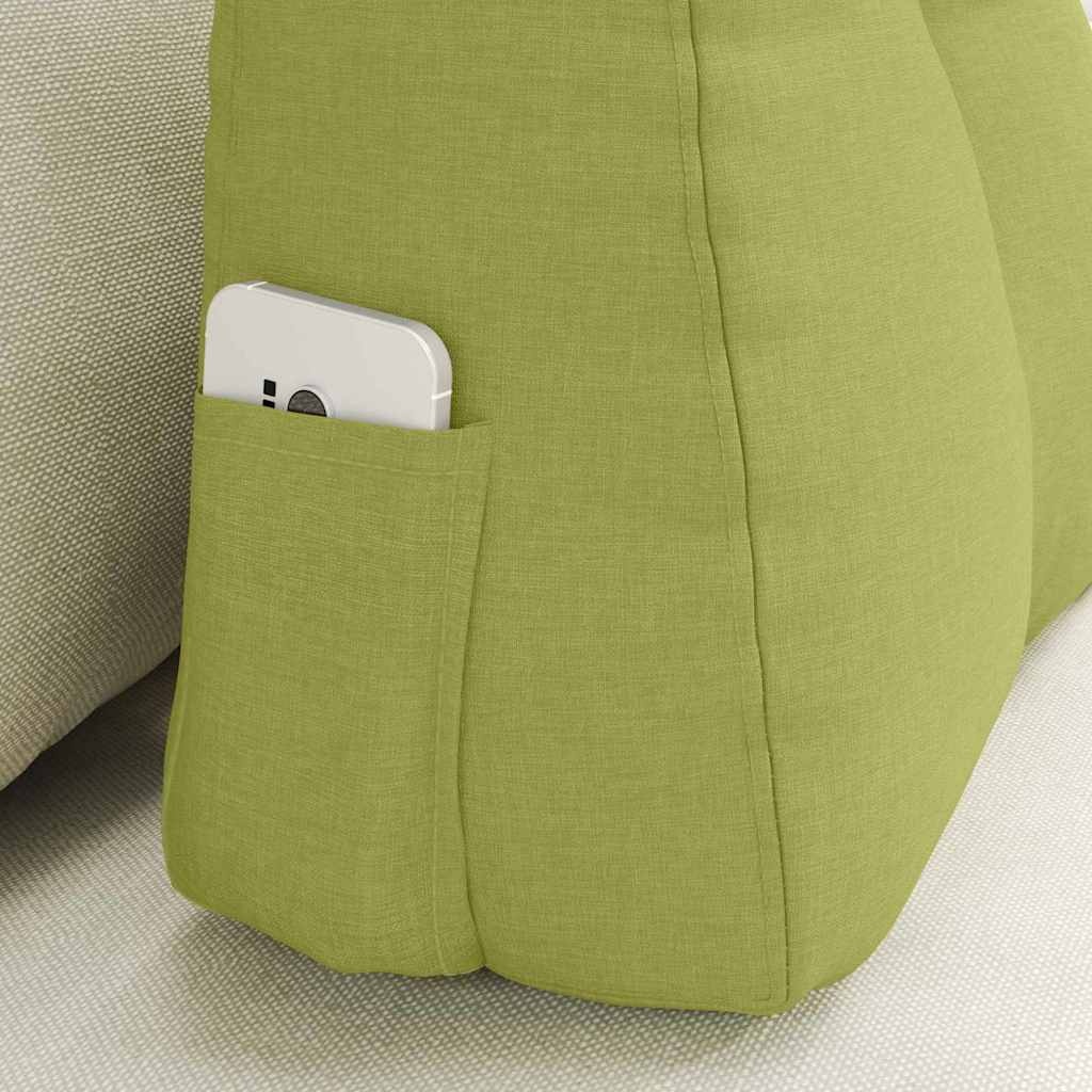 VidaXL Rugkussen Lichtgroen 60 x 24 x 50 cm Stof