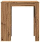 VidaXL Bartafel met rekken 102x50x103,5 cm hout artisanaal eikenkleur