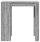 VidaXL Bartafel met rekken 102x50x103,5 cm bewerkt hout grijs sonoma