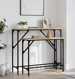 VidaXL Wandtafels 2 st bewerkt hout sonoma eikenkleurig