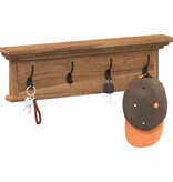 VidaXL Wand gemonteerde kapstok Wandgemonteerd Naturel 70 x 10 x 20 cm