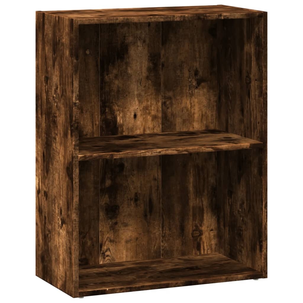VidaXL Boekenkast 60x30x77 cm bewerkt hout gerookt eikenkleurig